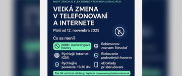 Veľká zmena v telefonovaní a internete
